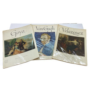 3 Vintage 1953 Abram Art Treasures Books